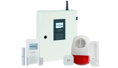 Das <strong>Hybrid-Alarmsystem DAITEM D34</strong>. Ihr Alarmsystem zum Einbruchschutz in  Meppen und Umgebung.